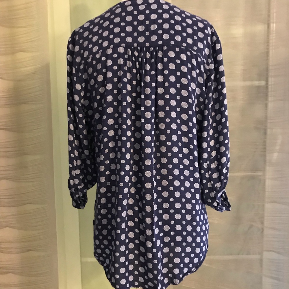Blue button up top - Picture 2 of 4